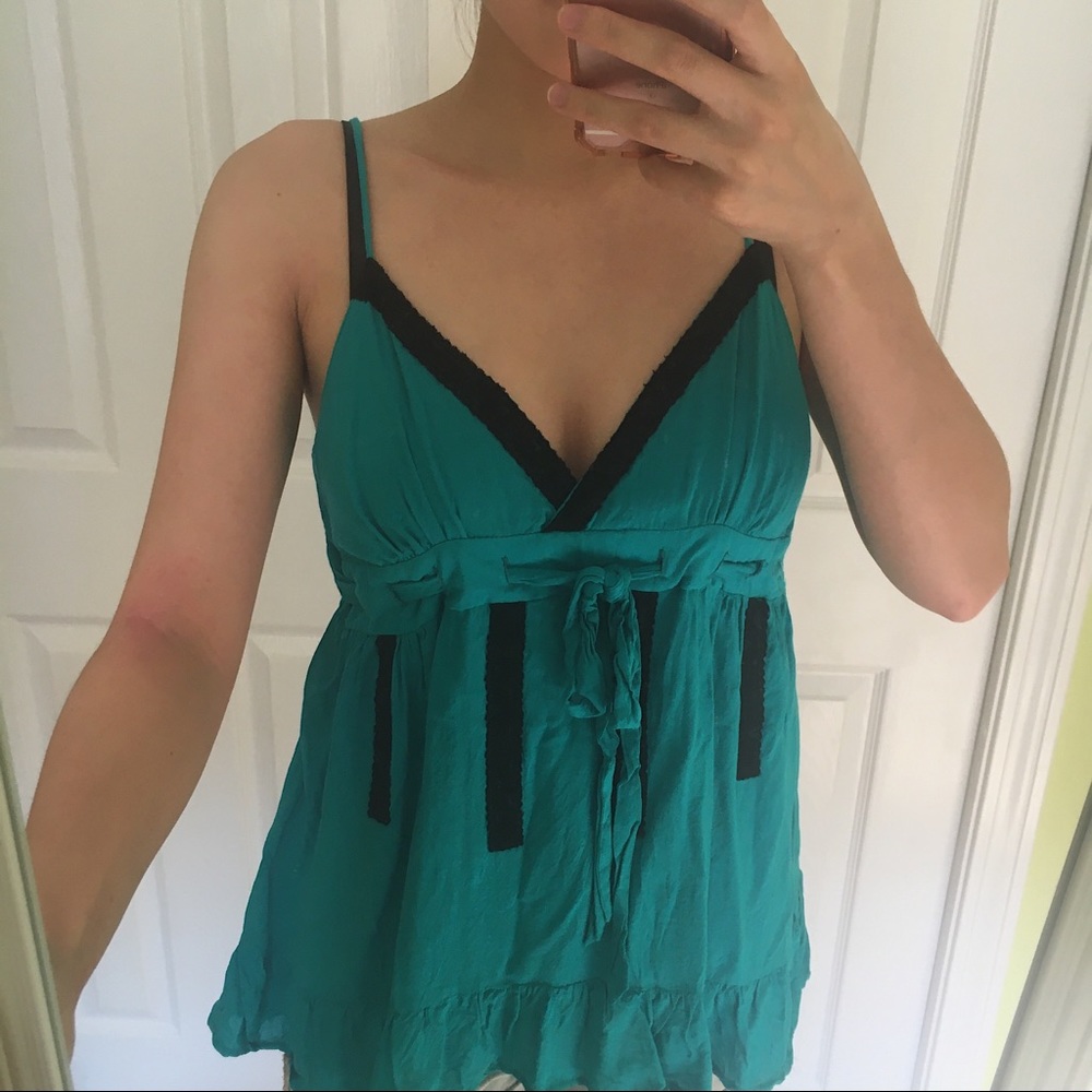 Turquoise top - Picture 3 of 4